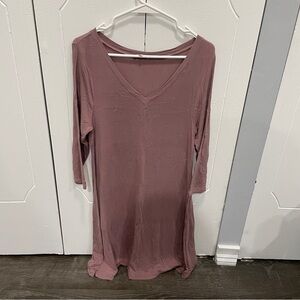 Charlotte Russe Purple 3/4 Sleeve Dress
